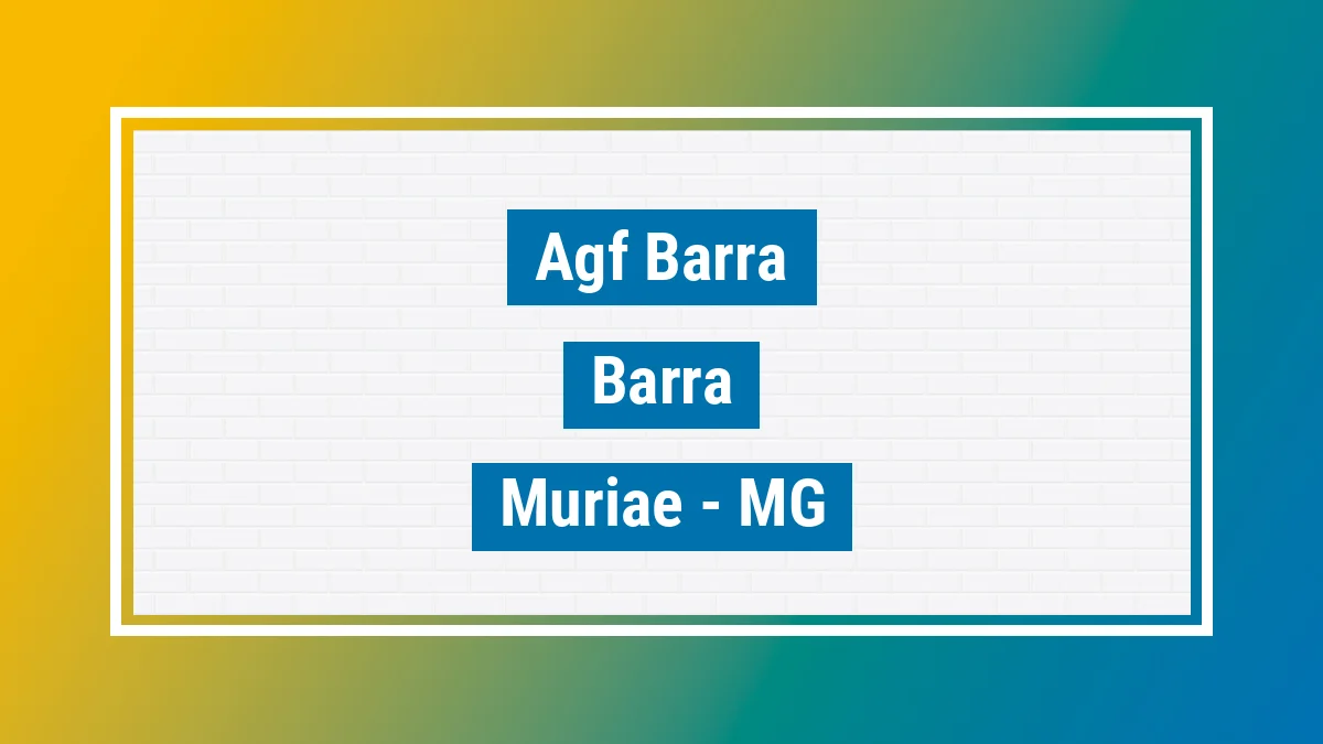 Unidade de agência dos Correios Agf Barra Barra Muriaé MG