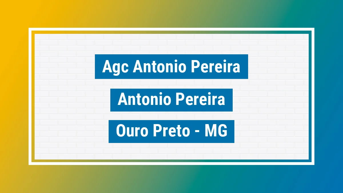 Unidade de agência dos Correios Agc Antonio Pereira Antônio Pereira Ouro Preto MG