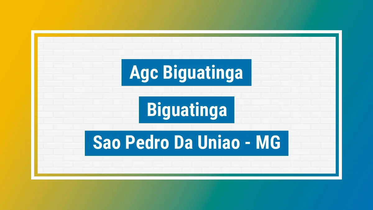 Unidade de agência dos Correios Agc Biguatinga Biguatinga São Pedro da União MG
