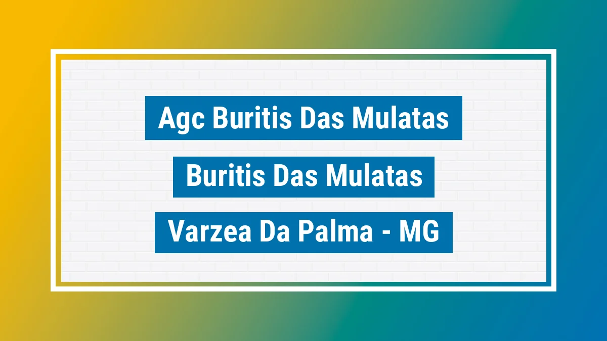 Unidade de agência dos Correios Agc Buritis das Mulatas Buritis das Mulatas Várzea da Palma MG