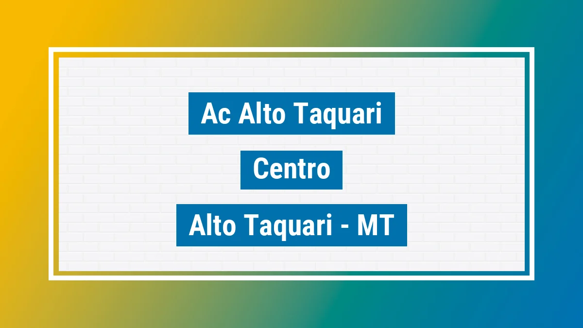 Unidade de agência dos Correios Ac Alto Taquari Centro Alto Taquari MT