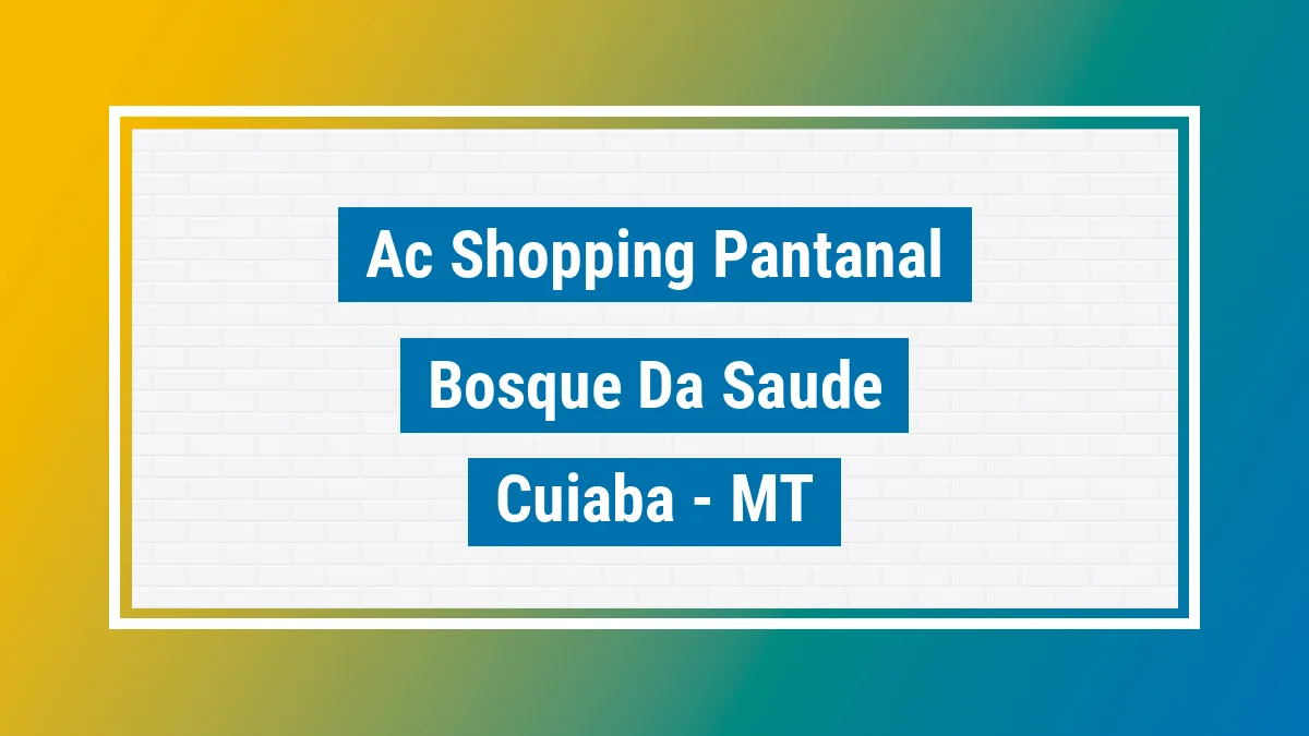 Unidade de agência dos Correios Ac Shopping Pantanal Bosque da Saúde Cuiabá MT