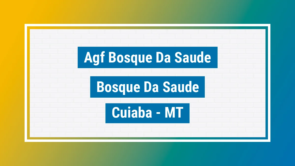 Unidade de agência dos Correios Agf Bosque da Saude Bosque da Saúde Cuiabá MT