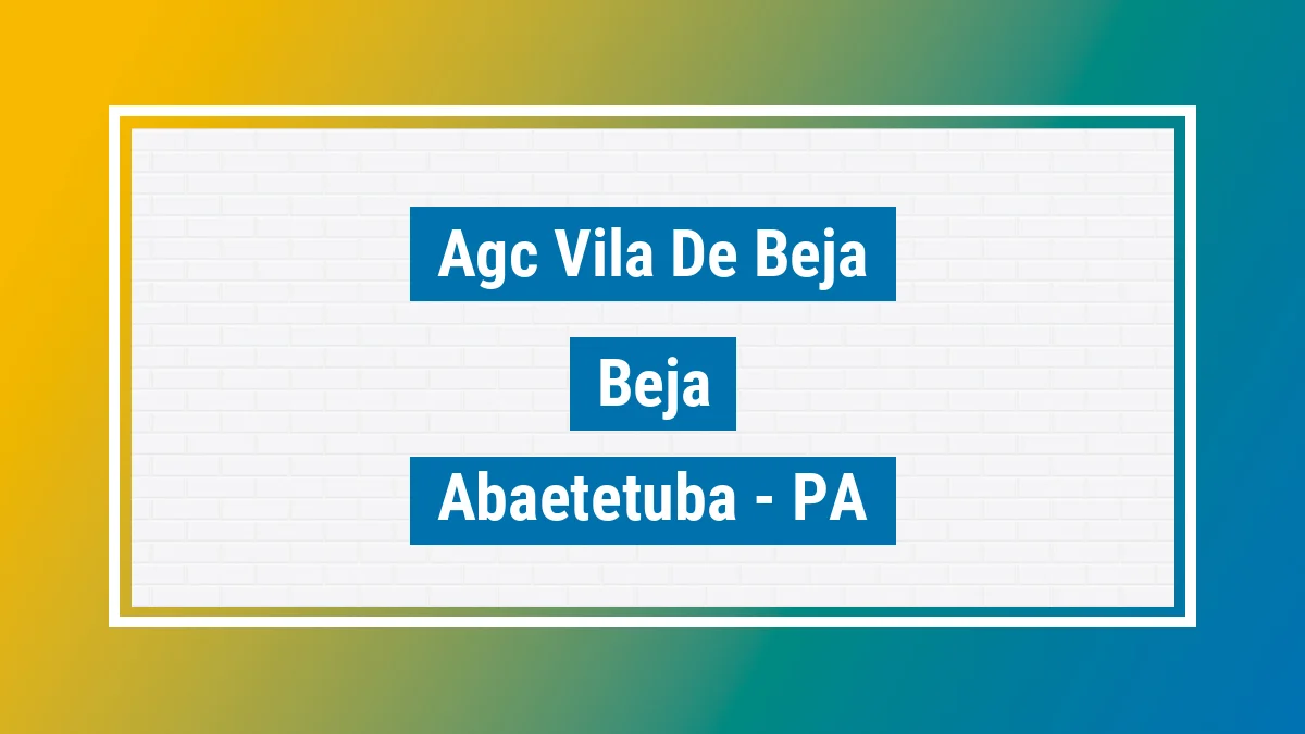 Unidade de agência dos Correios Agc Vila de Beja Beja Abaetetuba PA
