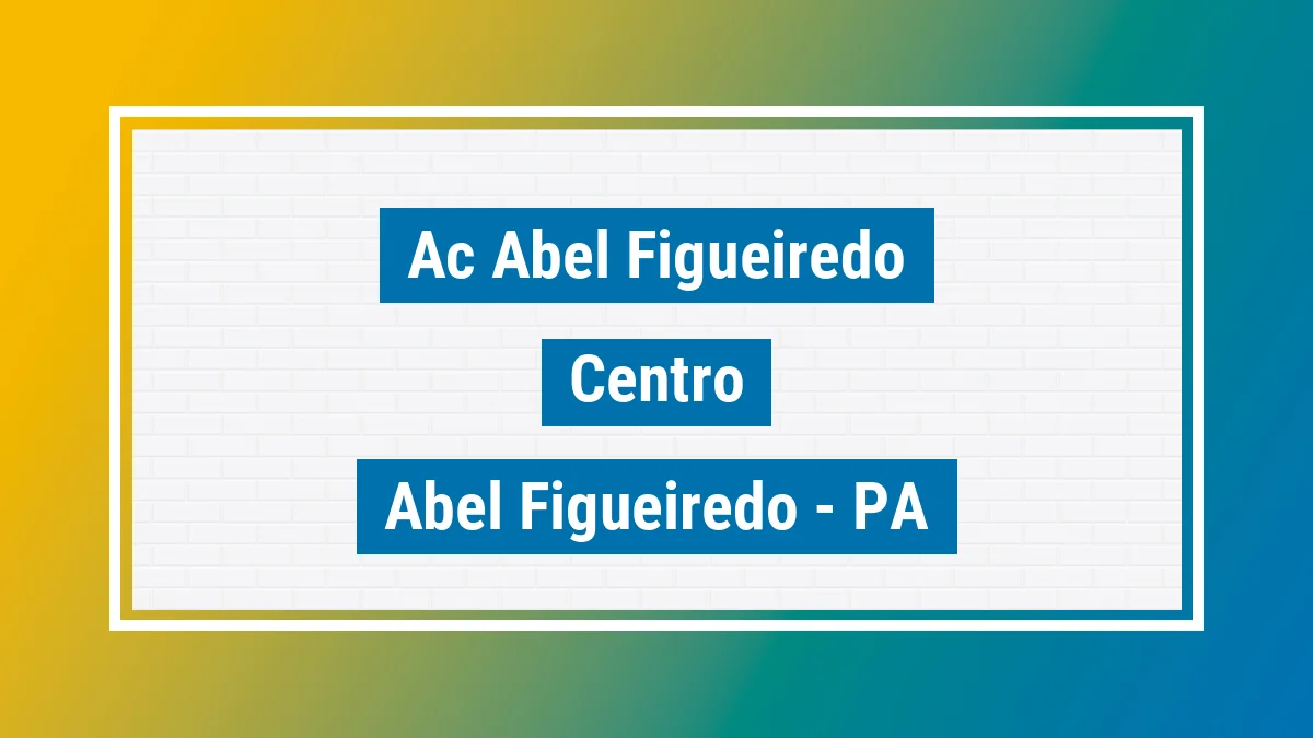 Unidade de agência dos Correios Ac Abel Figueiredo Centro Abel Figueiredo PA