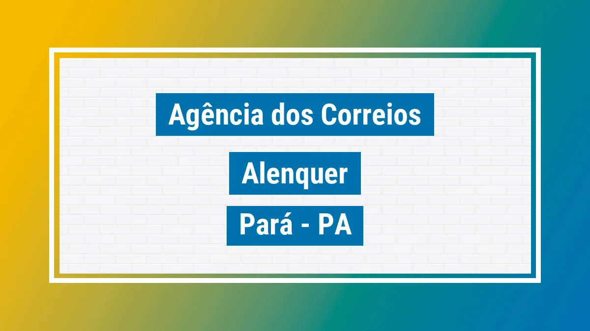 Imagem ilustrativa correios Alenquer PA