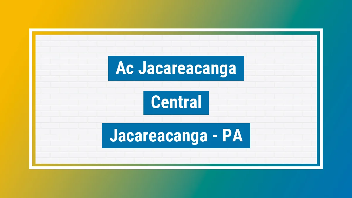 Unidade de agência dos Correios Ac Jacareacanga Central Jacareacanga PA