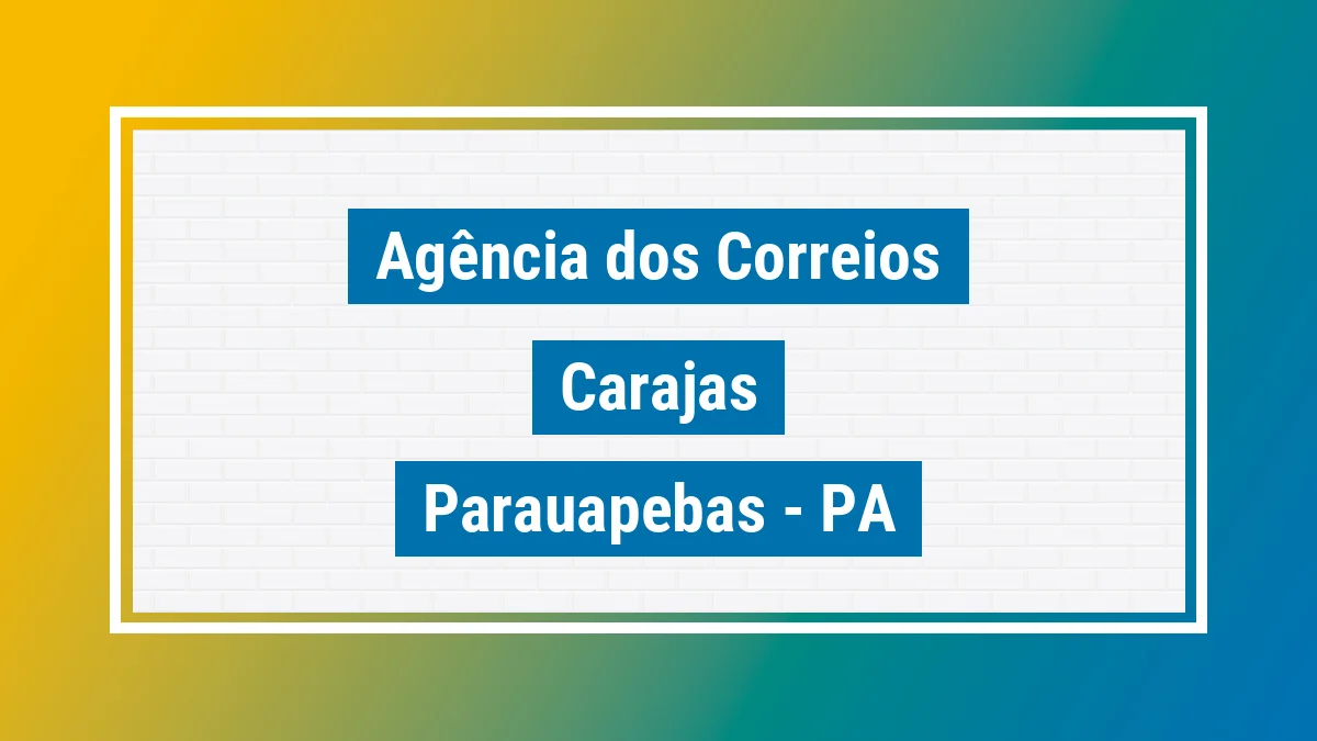 Imagem ilustrativa correios Carajás Parauapebas PA