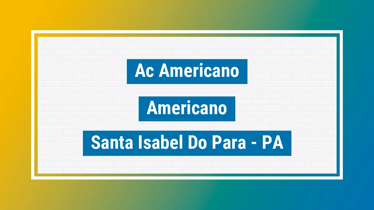 Unidade de agência dos Correios Ac Americano Americano Santa Isabel do Pará PA