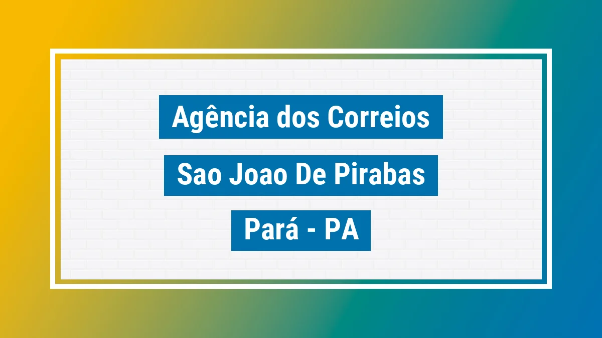 Imagem ilustrativa correios São João de Pirabas PA