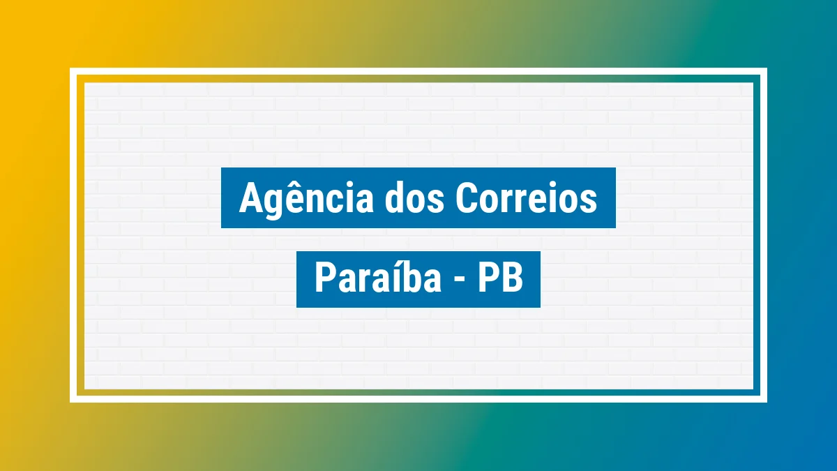 Imagem ilustrativa correios Paraíba PB