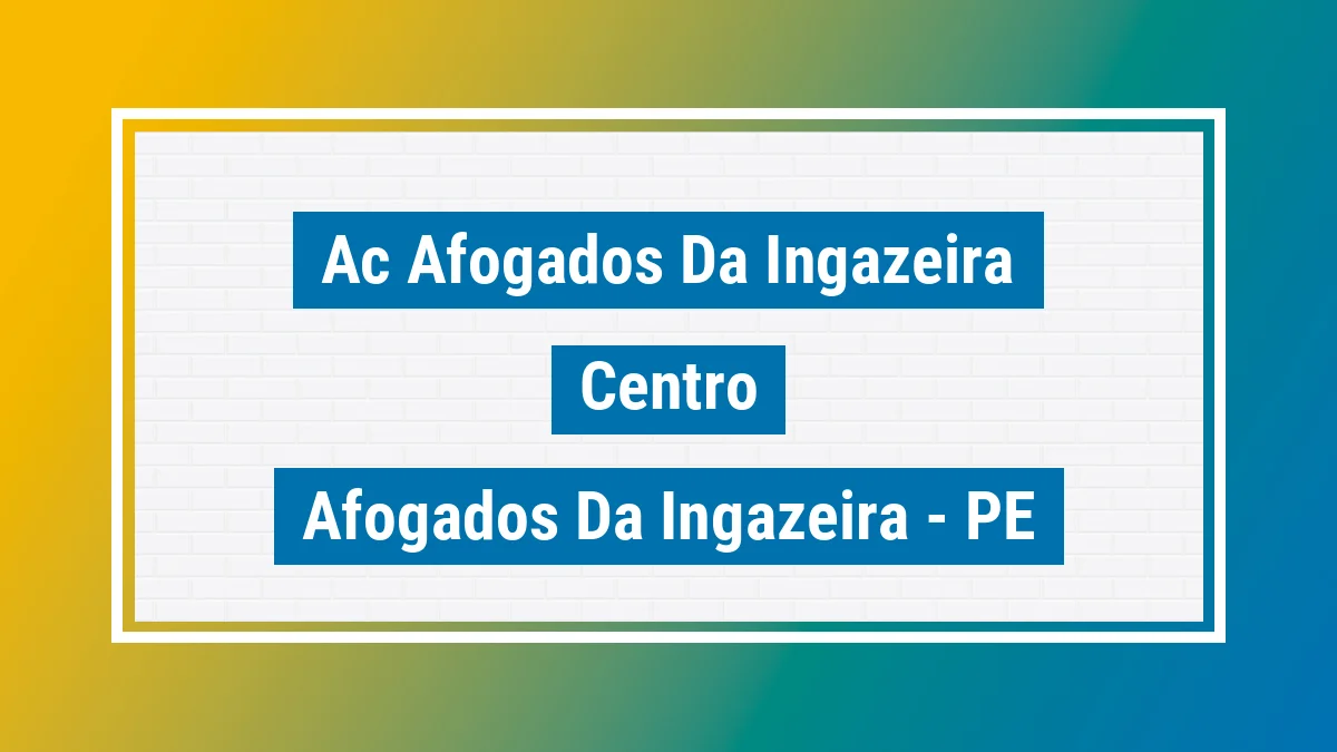 Unidade de agência dos Correios Ac Afogados da Ingazeira Centro Afogados da Ingazeira PE