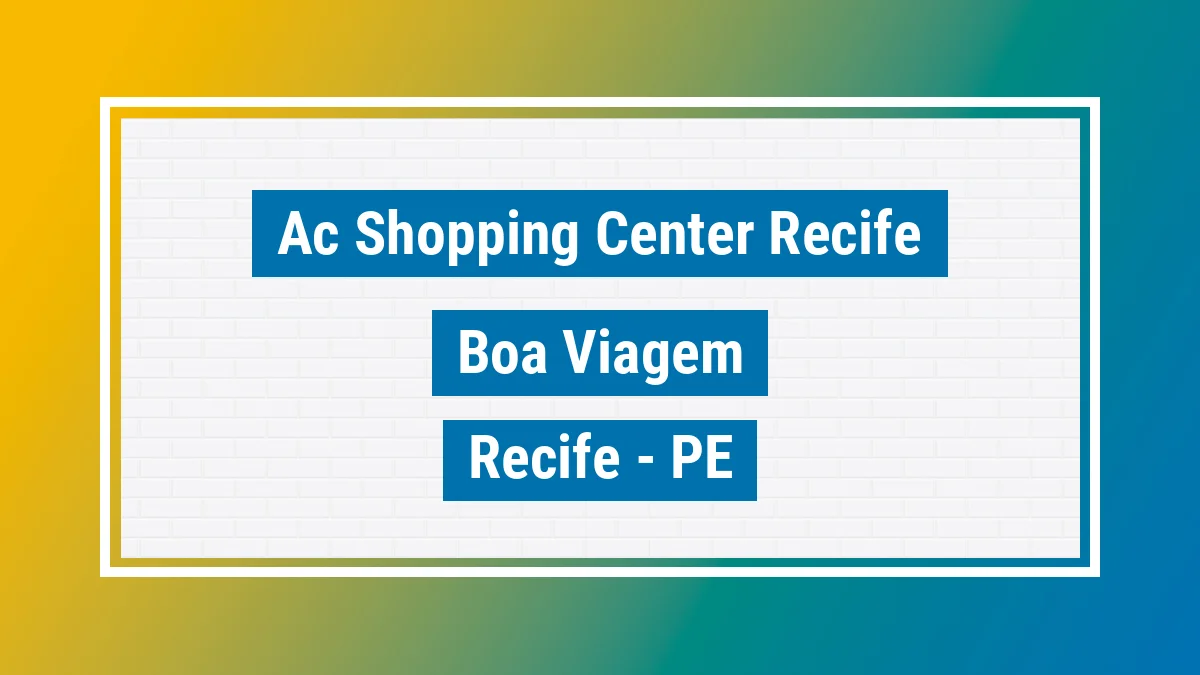 Unidade de agência dos Correios Ac Shopping Center Recife Boa Viagem Recife PE