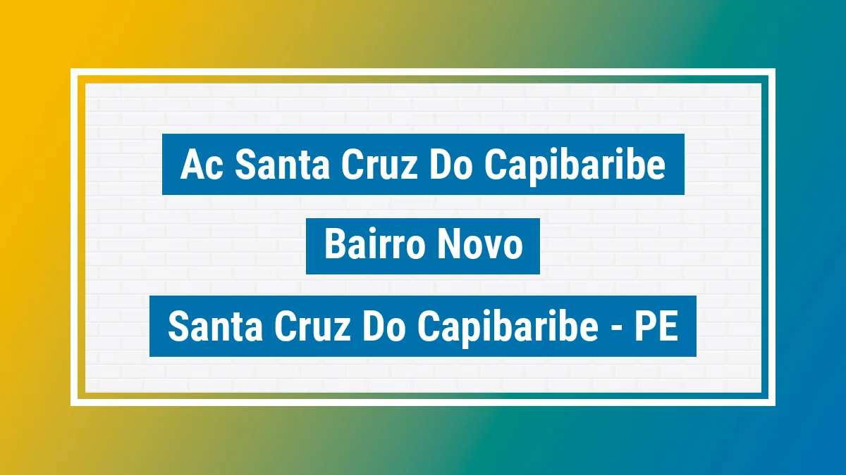 Unidade de agência dos Correios Ac Santa Cruz do Capibaribe Bairro Novo Santa Cruz do Capibaribe PE