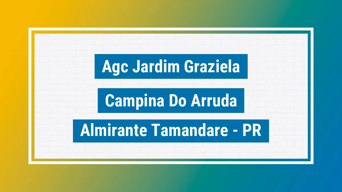 Unidade de agência dos Correios Agc Jardim Graziela Campina do Arruda Almirante Tamandaré PR