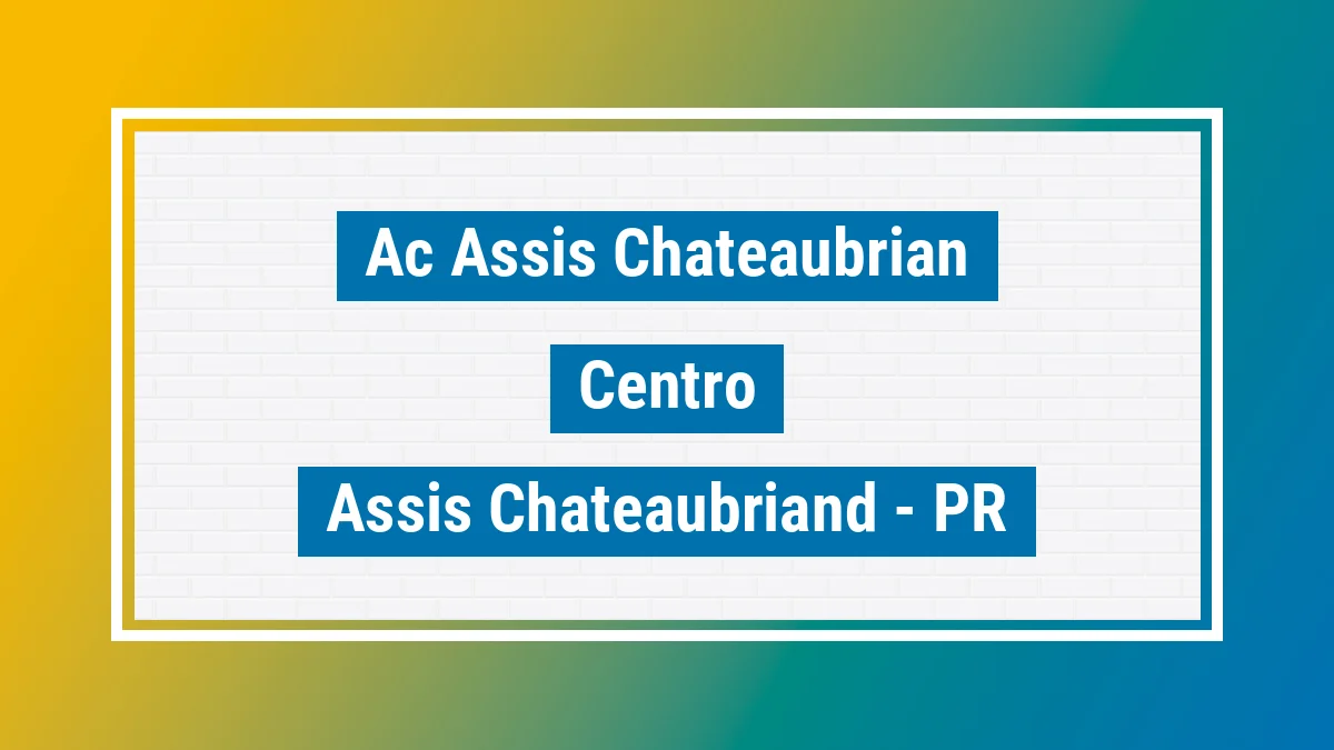 Unidade de agência dos Correios Ac Assis Chateaubrian Centro Assis Chateaubriand PR
