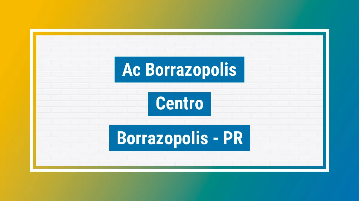 Unidade de agência dos Correios Ac Borrazopolis Centro Borrazópolis PR