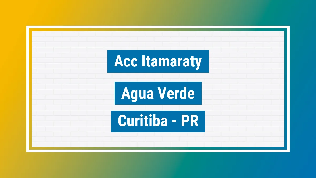 Unidade de agência dos Correios Acc Itamaraty Água Verde Curitiba PR