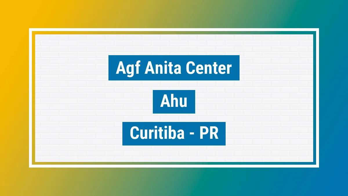 Unidade de agência dos Correios Agf Anita Center Ahú Curitiba PR