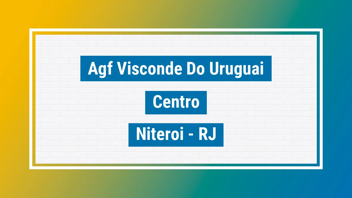 Unidade de agência dos Correios Agf Visconde do Uruguai Centro Niterói RJ