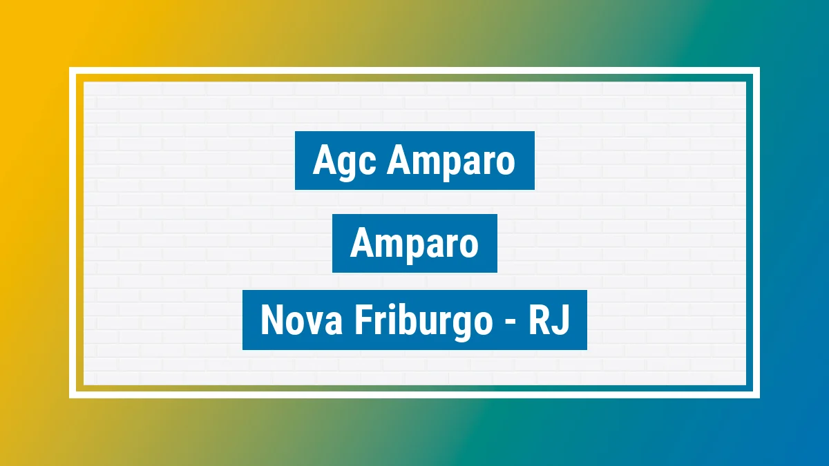 Unidade de agência dos Correios Agc Amparo Amparo Nova Friburgo RJ