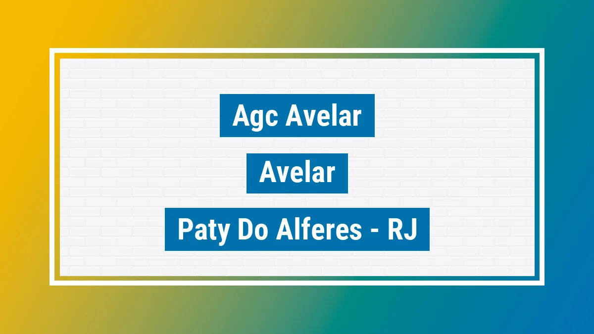 Unidade de agência dos Correios Agc Avelar Avelar Paty do Alferes RJ