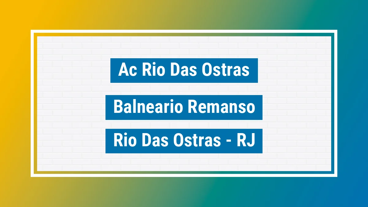 Unidade de agência dos Correios Ac Rio das Ostras Balneário Remanso Rio das Ostras RJ