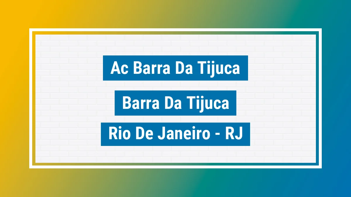 Unidade de agência dos Correios Ac Barra da Tijuca Barra da Tijuca Rio de Janeiro RJ