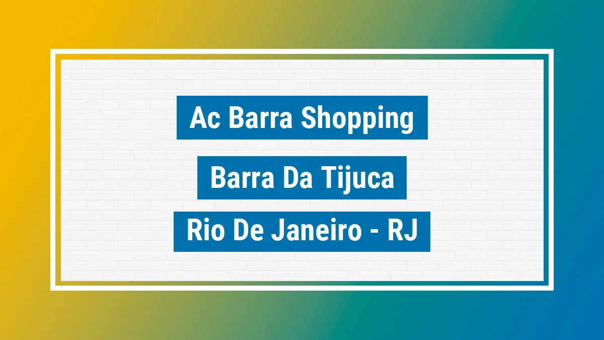 Unidade de agência dos Correios Ac Barra Shopping Barra da Tijuca Rio de Janeiro RJ