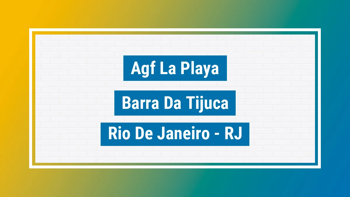Unidade de agência dos Correios Agf La Playa Barra da Tijuca Rio de Janeiro RJ