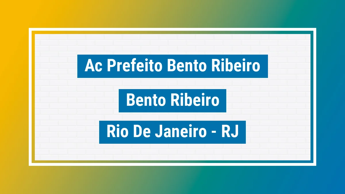 Unidade de agência dos Correios Ac Prefeito Bento Ribeiro Bento Ribeiro Rio de Janeiro RJ