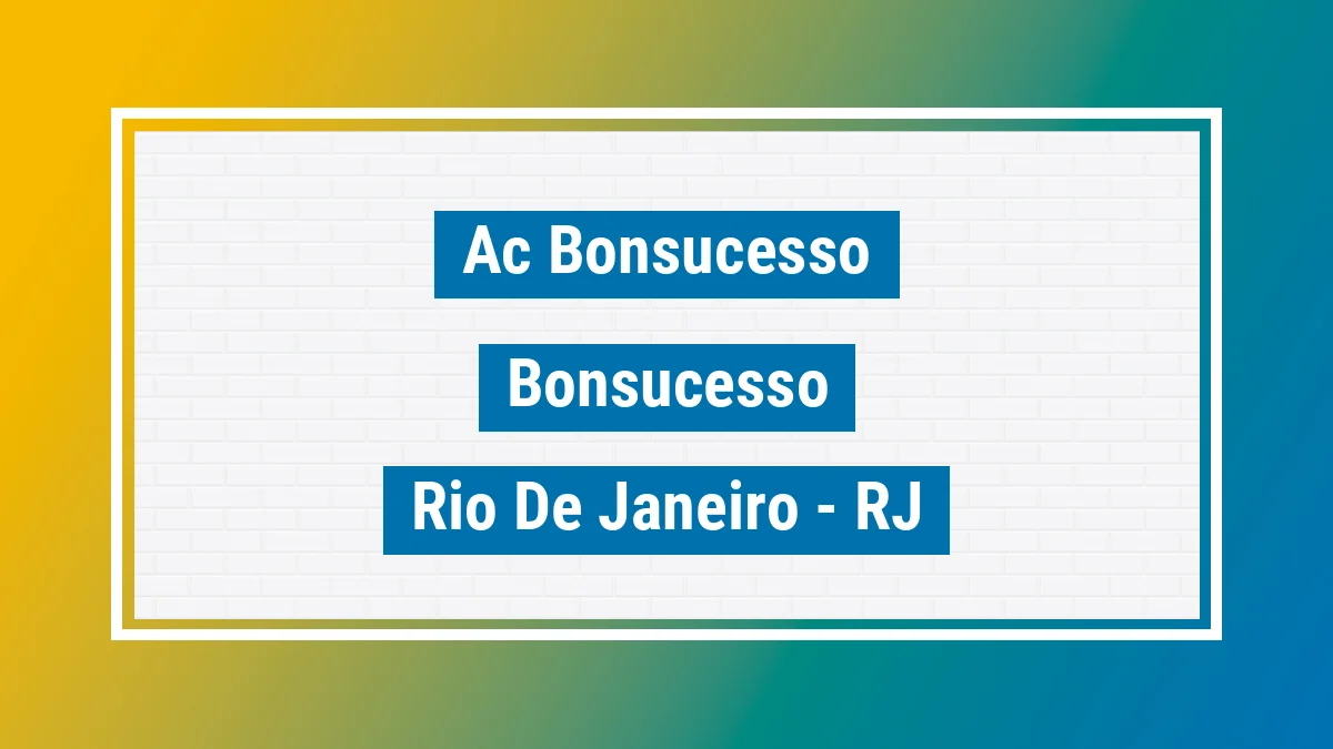 Unidade de agência dos Correios Ac Bonsucesso Bonsucesso Rio de Janeiro RJ