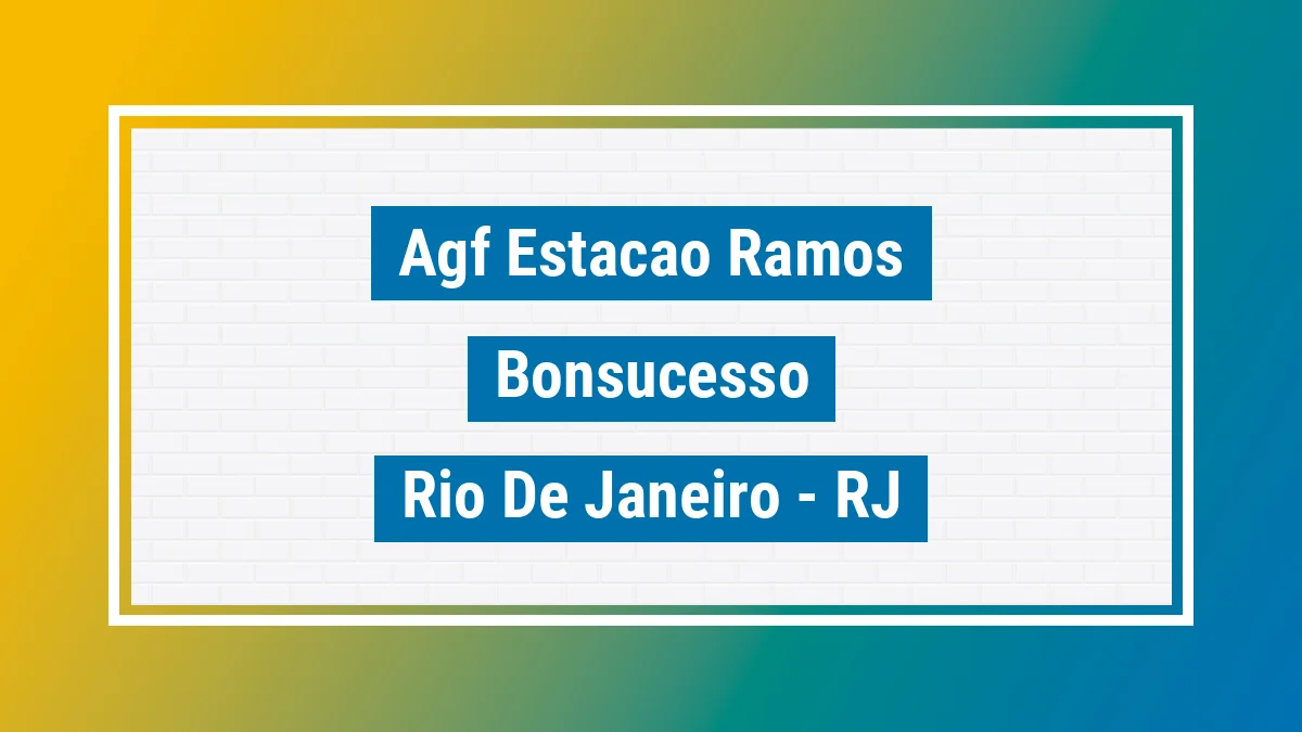 Unidade de agência dos Correios Agf Estacao Ramos Bonsucesso Rio de Janeiro RJ