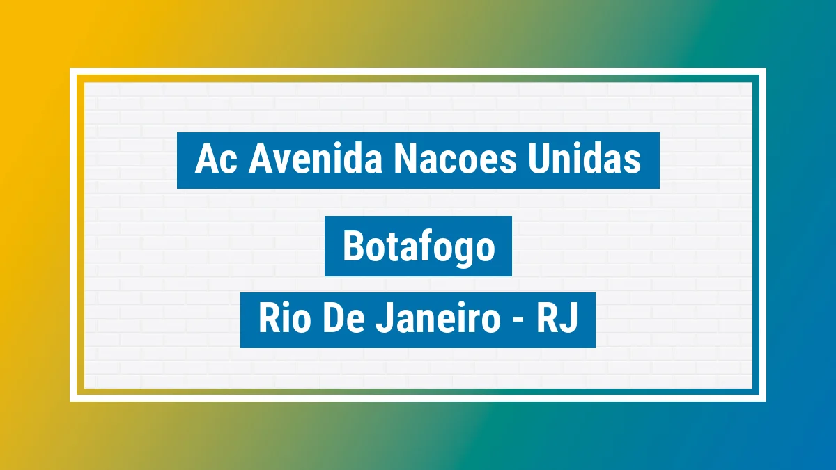 Unidade de agência dos Correios Ac Avenida Nacoes Unidas Botafogo Rio de Janeiro RJ