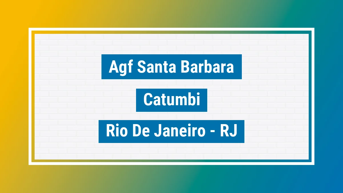 Unidade de agência dos Correios Agf Santa Barbara Catumbi Rio de Janeiro RJ