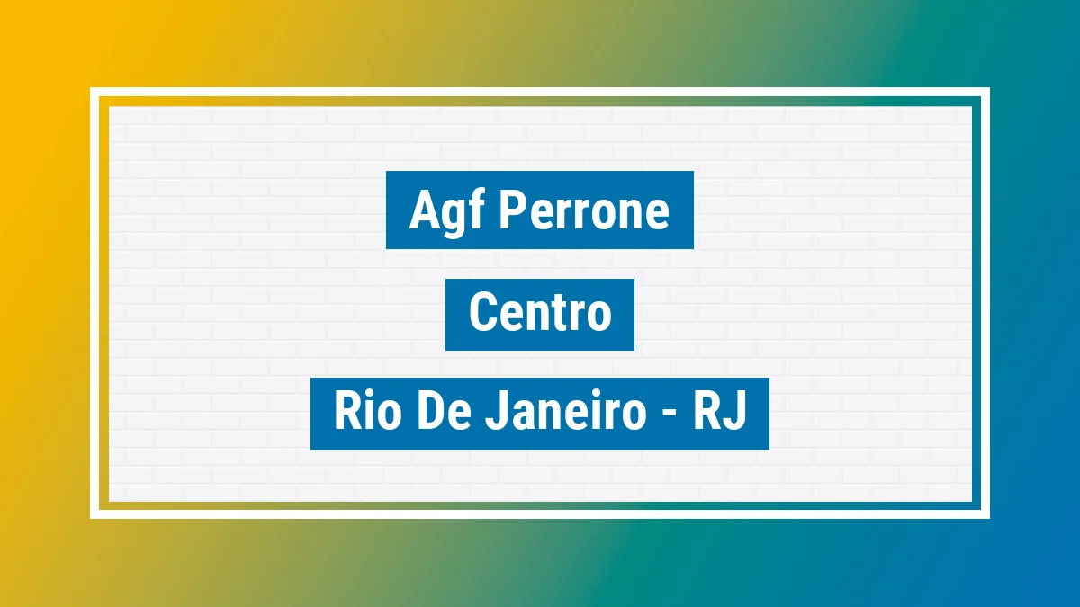 Unidade de agência dos Correios Agf Perrone Centro Rio de Janeiro RJ