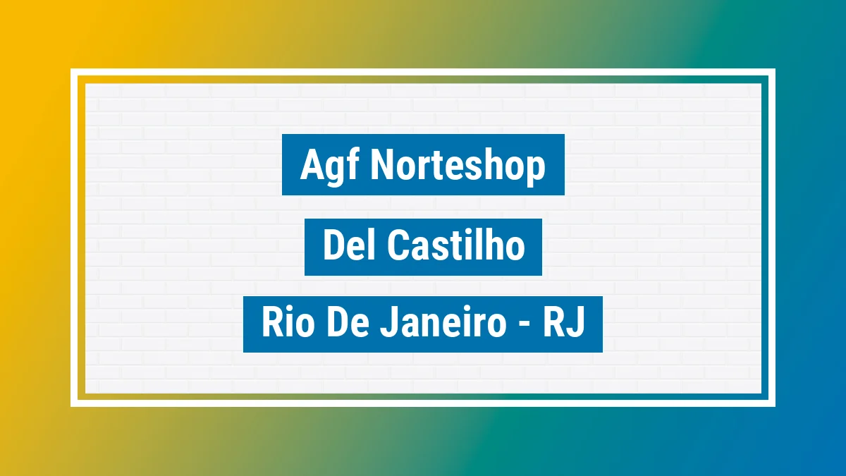 Unidade de agência dos Correios Agf Norteshop Del Castilho Rio de Janeiro RJ