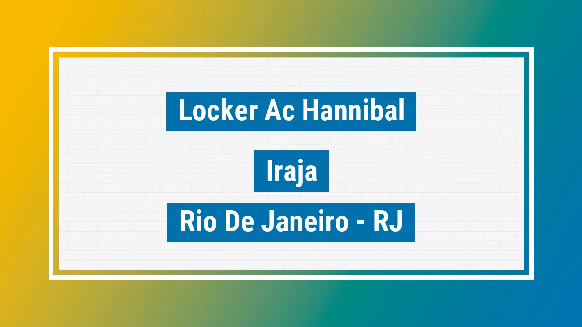 Unidade de locker dos Correios Locker Ac Hannibal Irajá Rio de Janeiro RJ