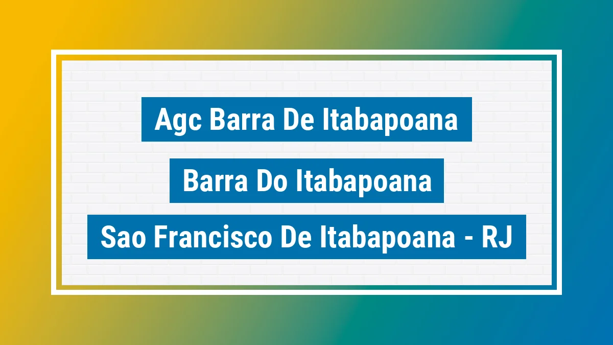 Unidade de agência dos Correios Agc Barra de Itabapoana Barra do Itabapoana São Francisco de Itabapoana RJ