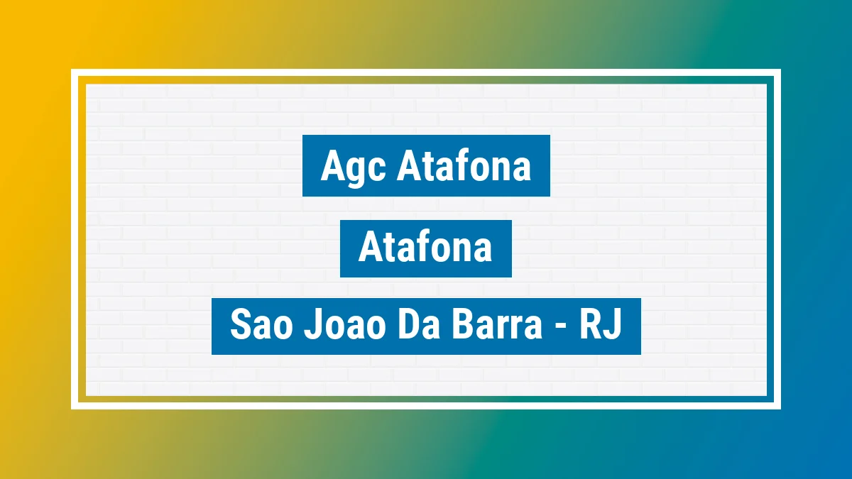 Unidade de agência dos Correios Agc Atafona Atafona São João da Barra RJ