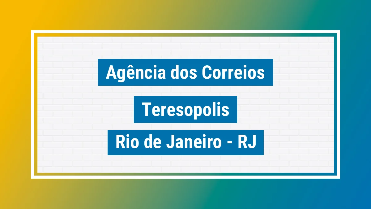 Imagem ilustrativa correios Teresópolis RJ