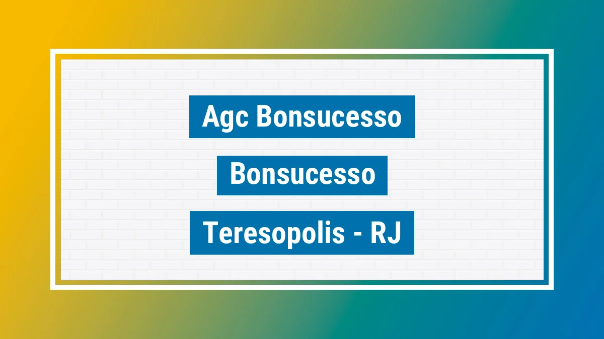 Unidade de agência dos Correios Agc Bonsucesso Bonsucesso Teresópolis RJ