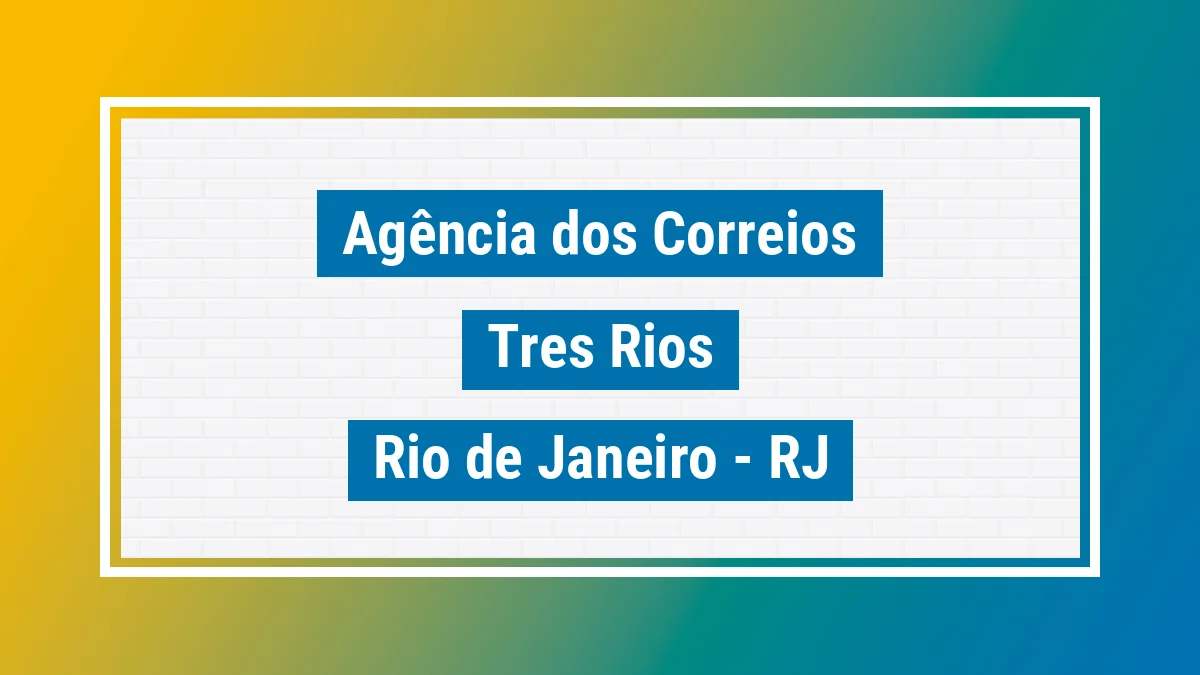 Imagem ilustrativa correios Três Rios RJ