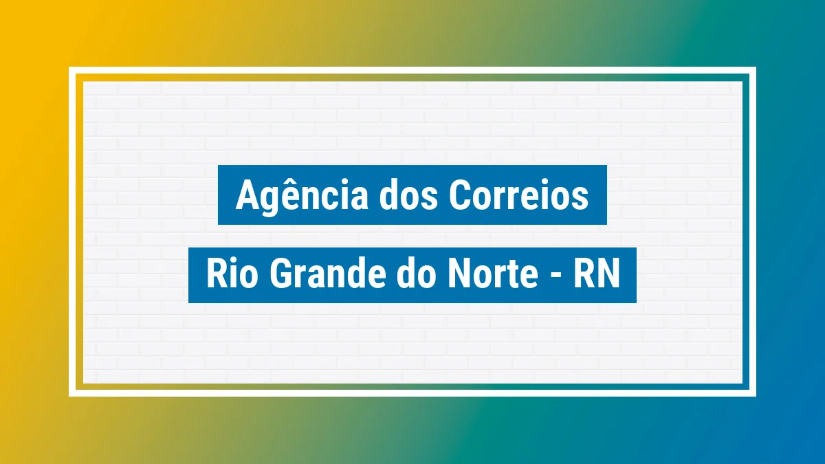 Imagem ilustrativa correios Rio Grande do Norte RN