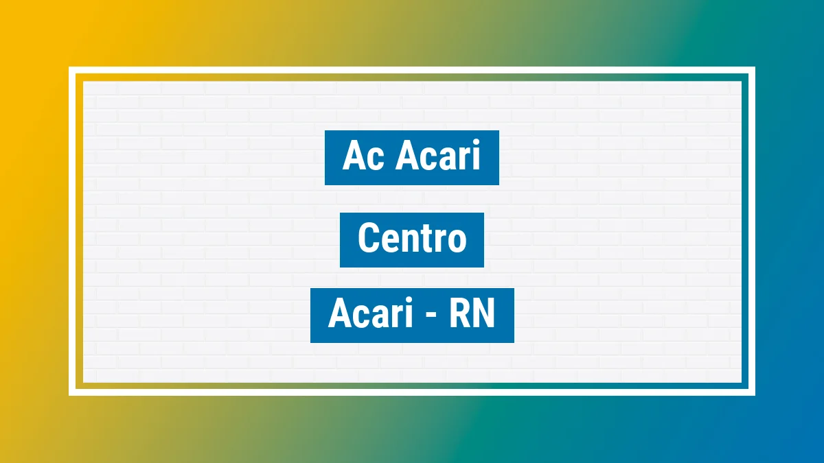 Unidade de agência dos Correios Ac Acari Centro Acari RN