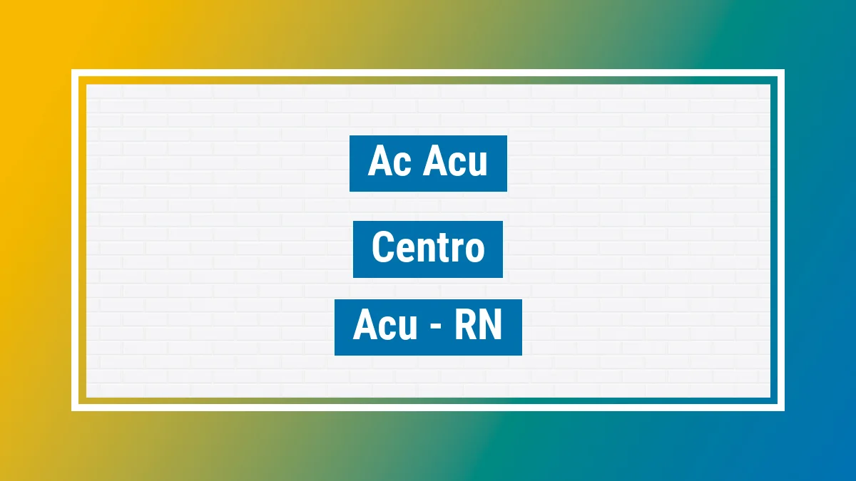 Unidade de agência dos Correios Ac Acu Centro Açu RN