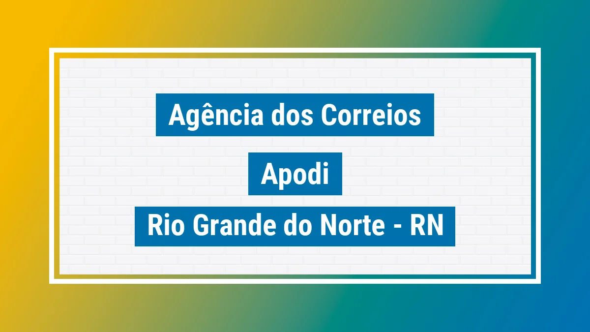 Imagem ilustrativa correios Apodi RN