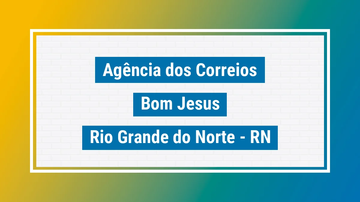 Imagem ilustrativa correios Bom Jesus RN