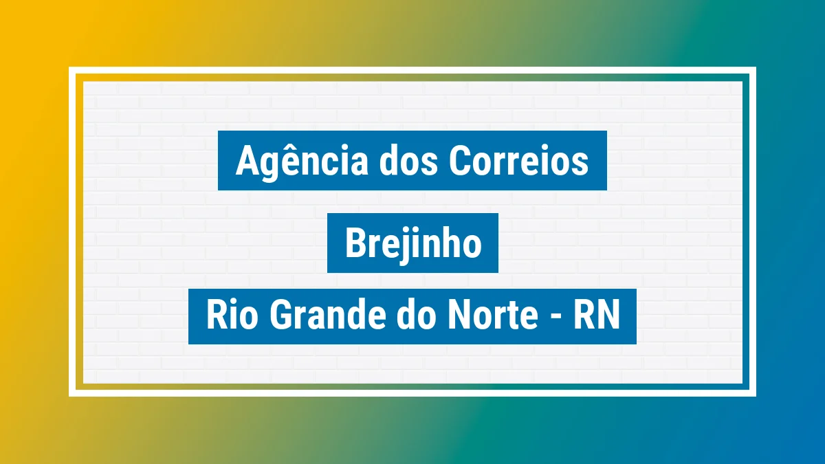 Imagem ilustrativa correios Brejinho RN