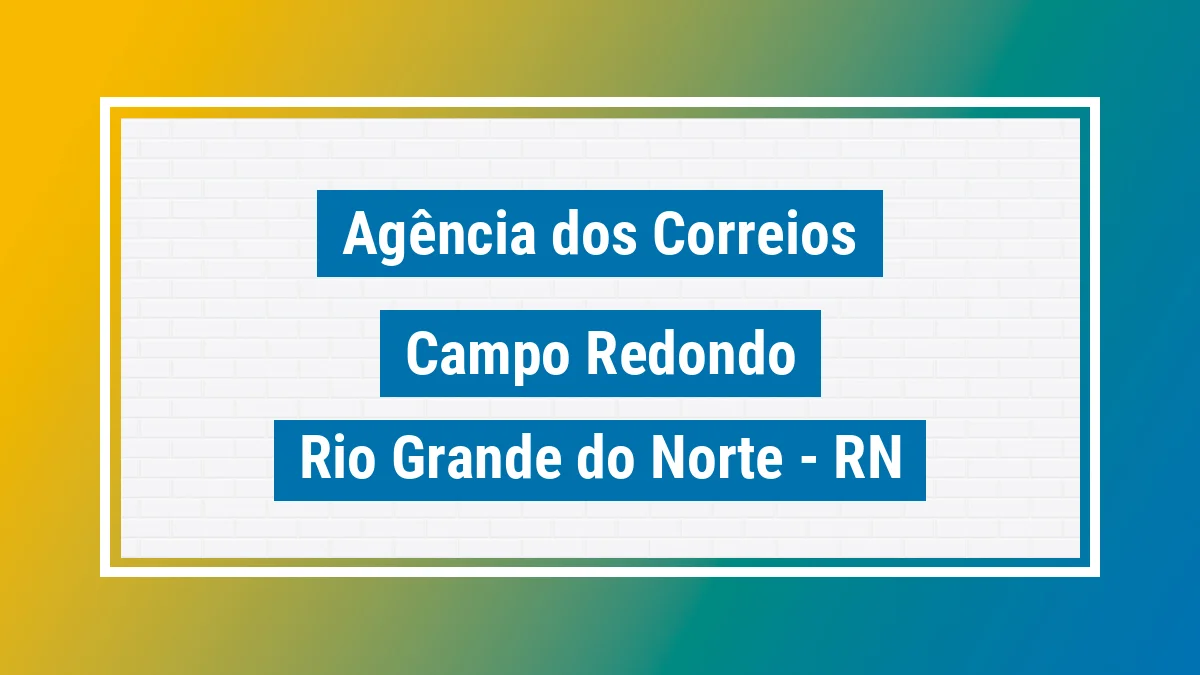 Imagem ilustrativa correios Campo Redondo RN